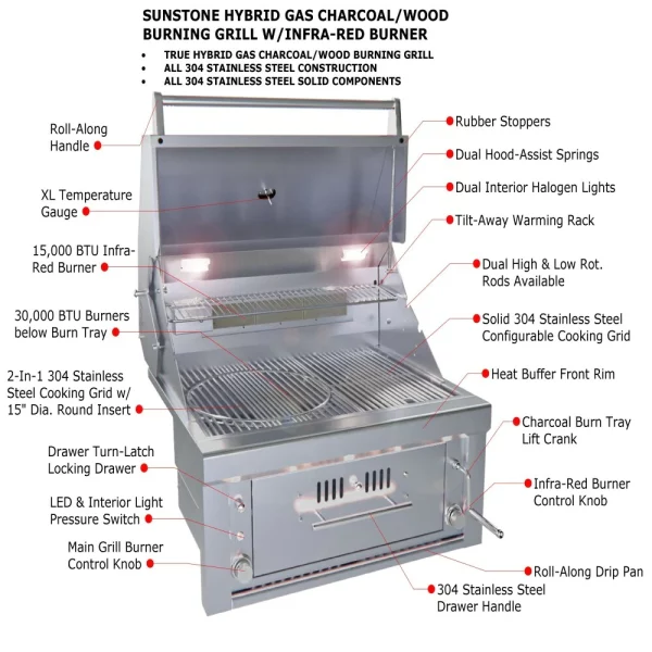 Sunstone Multi Burner Grill