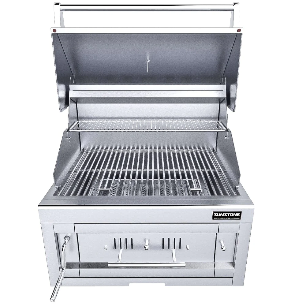 Sunstone Single Zone 304 Stainless Steel Charcoal Grill