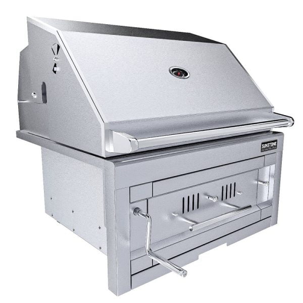 Sunstone Single Zone 304 Stainless Steel Charcoal Grill