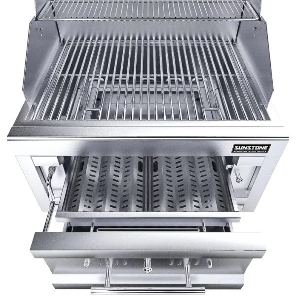 Sunstone Single Zone 304 Stainless Steel Charcoal Grill