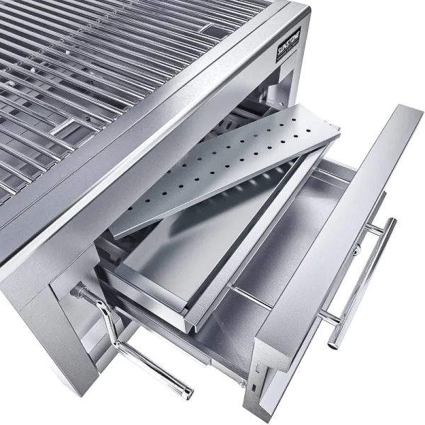 Sunstone Single Zone 304 Stainless Steel Charcoal Grill