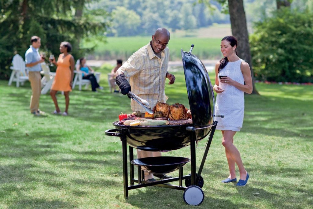 Weber Ranch Kettle Charcoal Grill 37