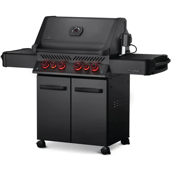 Napoleon Phantom Prestige 500 Gas Grill W/ Infrared Rear Burner, Infrared Side Burner & Rotisserie Kit