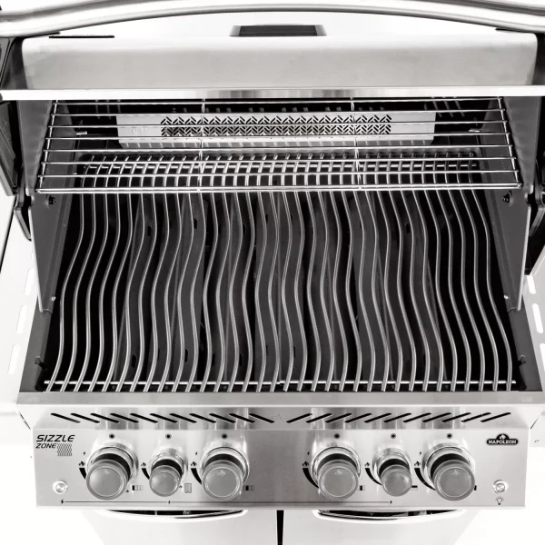 Napoleon Prestige 500 Gas Grill W/ Infrared Rear Burner, Infrared Side Burner & Rotisserie Kit - Image 3