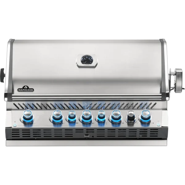 Napoleon Prestige PRO 665 Built-in Gas Grill W/ Infrared Rear Burner & Rotisserie Kit