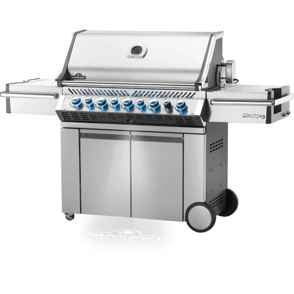 Napoleon Prestige PRO 665 Gas Grill W/ Infrared Rear Burner, Infrared Side Burner & Rotisserie Kit - Image 2