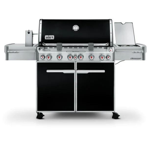 Weber Summit E-670 Gas Grill W/ Rotisserie, Sear Burner & Side Burner