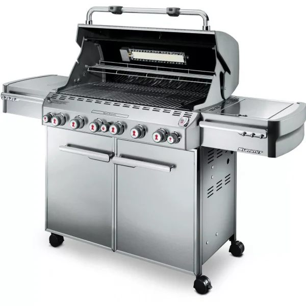 Weber Summit E-670 Gas Grill W/ Rotisserie, Sear Burner & Side Burner - Image 5