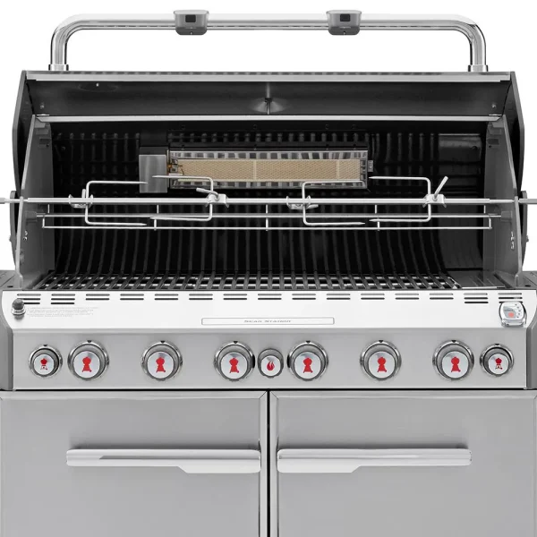 Weber Summit Center Gas Grill W/ Rotisserie, Sear Burner & Side Burner - Image 4